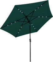 VidaXL Parasol Kantelbaar Met Led 3 M Groen