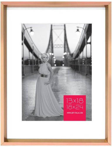 ZEP - Aluminium Foto Frame Yvette Bruin Voor Foto 13x18 / 18x24 Cm - Alpc24