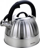 Klausberg 7480 Fluitketel - 3l - Rvs - Alle Warmtebronnen