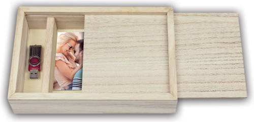 ZEP - Usb-box 13x18 Hout Voor Foto's 13x18 En Usb-stick - Cx7557