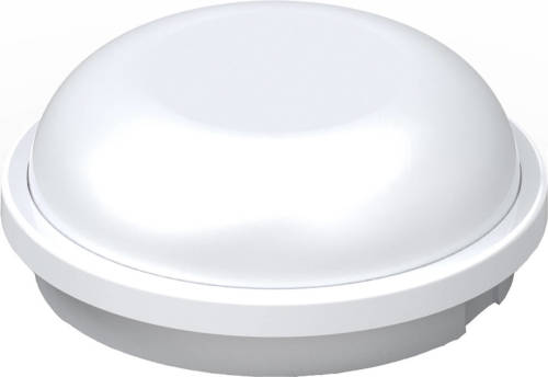 BES LED Led Plafondlamp - Artony - Opbouw Rond - Waterdicht Ip65 - Helder/koud Wit 6400k - Mat Wit Kunststof