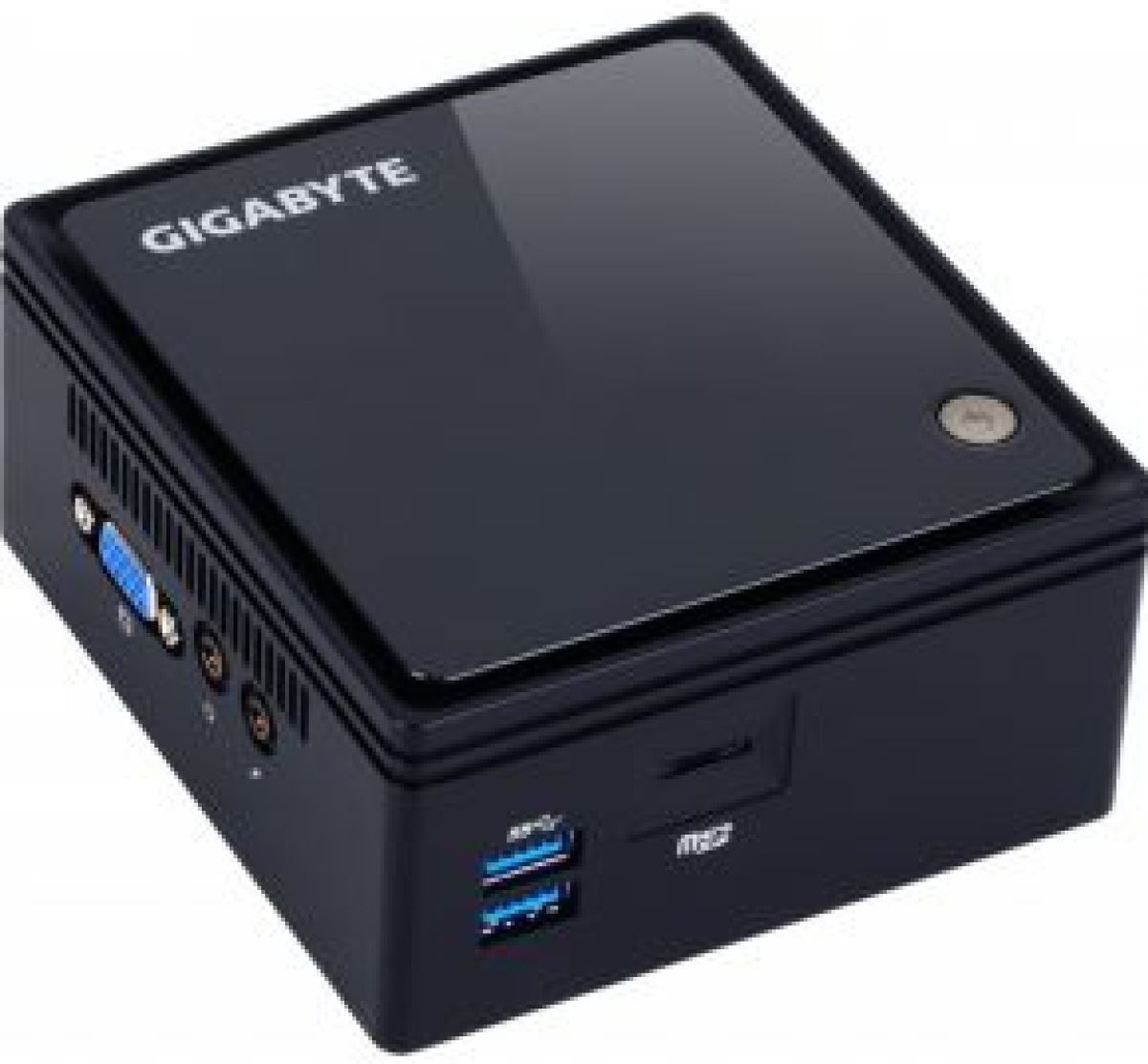 Gigabyte GB-BACE-3160 1.6GHz J3160 0.69L maat pc Zwart PC/workstation barebone