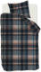 Beddinghouse Joss Flanel Dekbedovertrek - 1-persoons (140x200/220 Cm + 1 Sloop) - Flanel - Blue