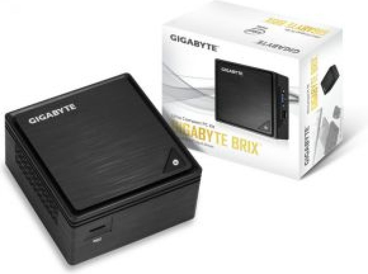 Gigabyte GB-BPCE-3455 CELERON J3455 2.3GHz J3455 0.69L maat pc Zwart