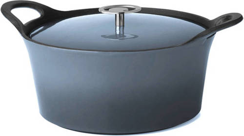 Cuisinox Braadpan - Denim Blue - 25 Cm - Gietijzer