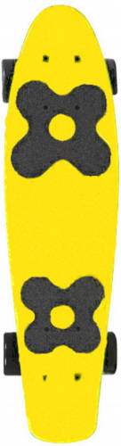Choke Skateboard Juicy Susi Yellow 57 Cm