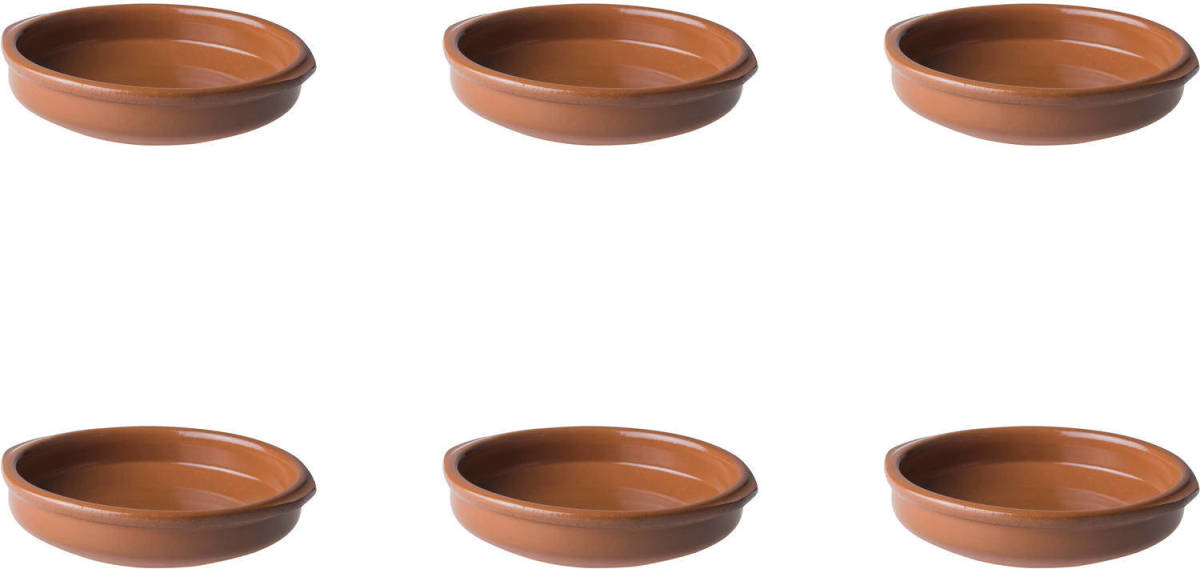 Tapas Ovenschaal Classico 14 X 2.5 Cm Bruin 6 Stuk(s)
