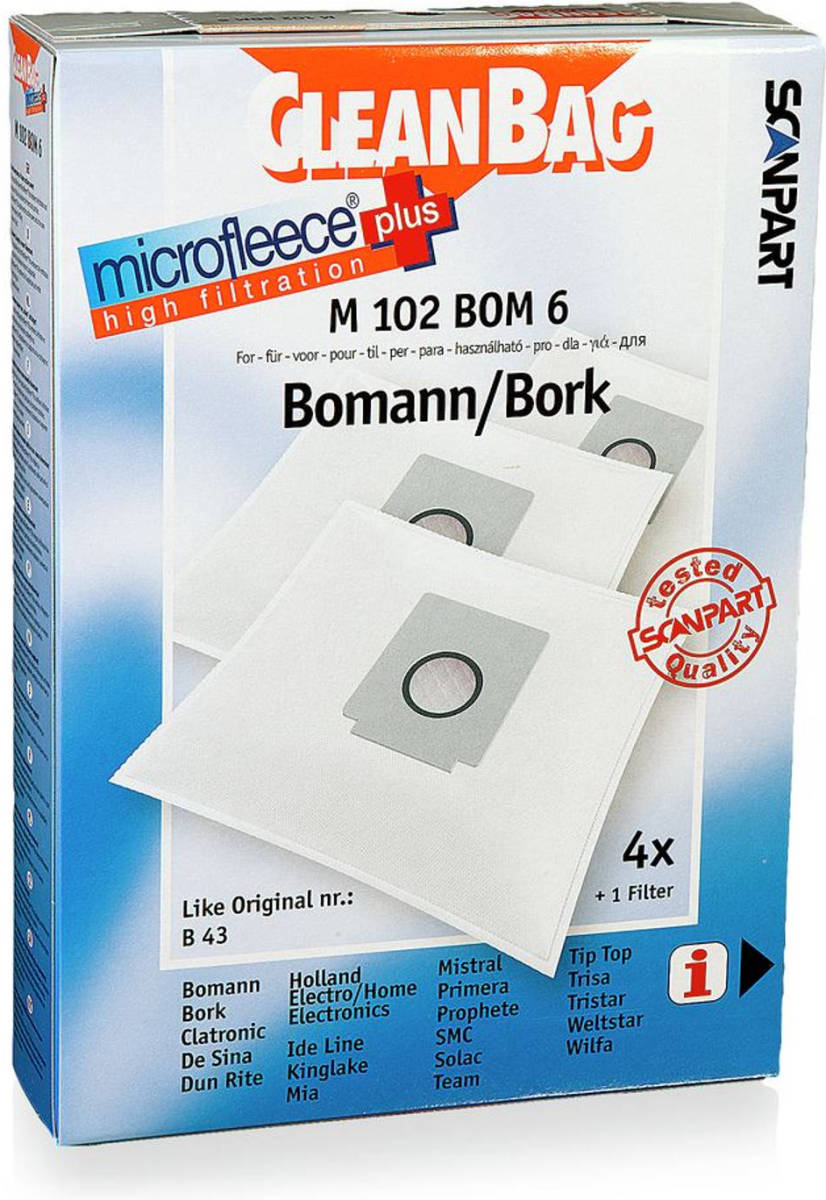 Scanpart Stofzuigerzak Fleece (Doos)