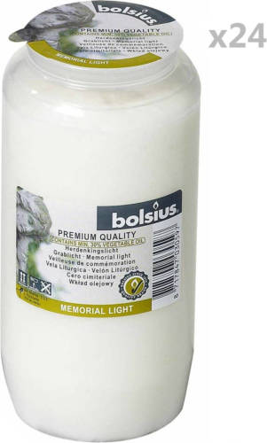 Bolsius Herdenkingslichten 24 St Compo No 7 Transparant