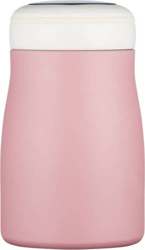 Ecoffee Cup Local Fluff - Softail Short Warm/koud Dubbelwandig Thermosfles - 500 Ml - Roze