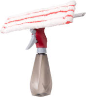 Decopatent Dubbelzijdige Raamwisser - Raamtrekker Met Spray Functie - Raam Wisser