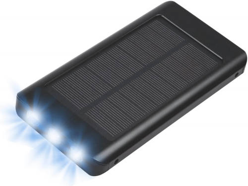 PowerPlus Sparrow - 8.000 Mah Solar Usb Power Bank - Met Ingebouwde 3led Zaklamp