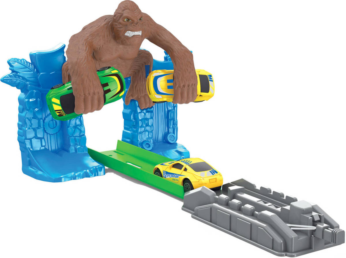 Free and Easy Lanceerbanen Kingkong Junior Blauw/bruin 3-delig