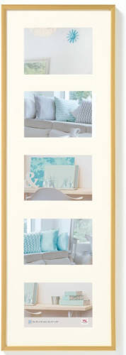 Walther Design Fotolijst New Lifestyle 5x 10x15 Cm Goudkleurig