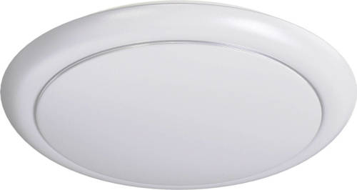 BES LED Led Plafondlamp - Aigi Ala - Opbouw Rond 12w - Warm Wit 3000k - Mat Wit - Aluminium