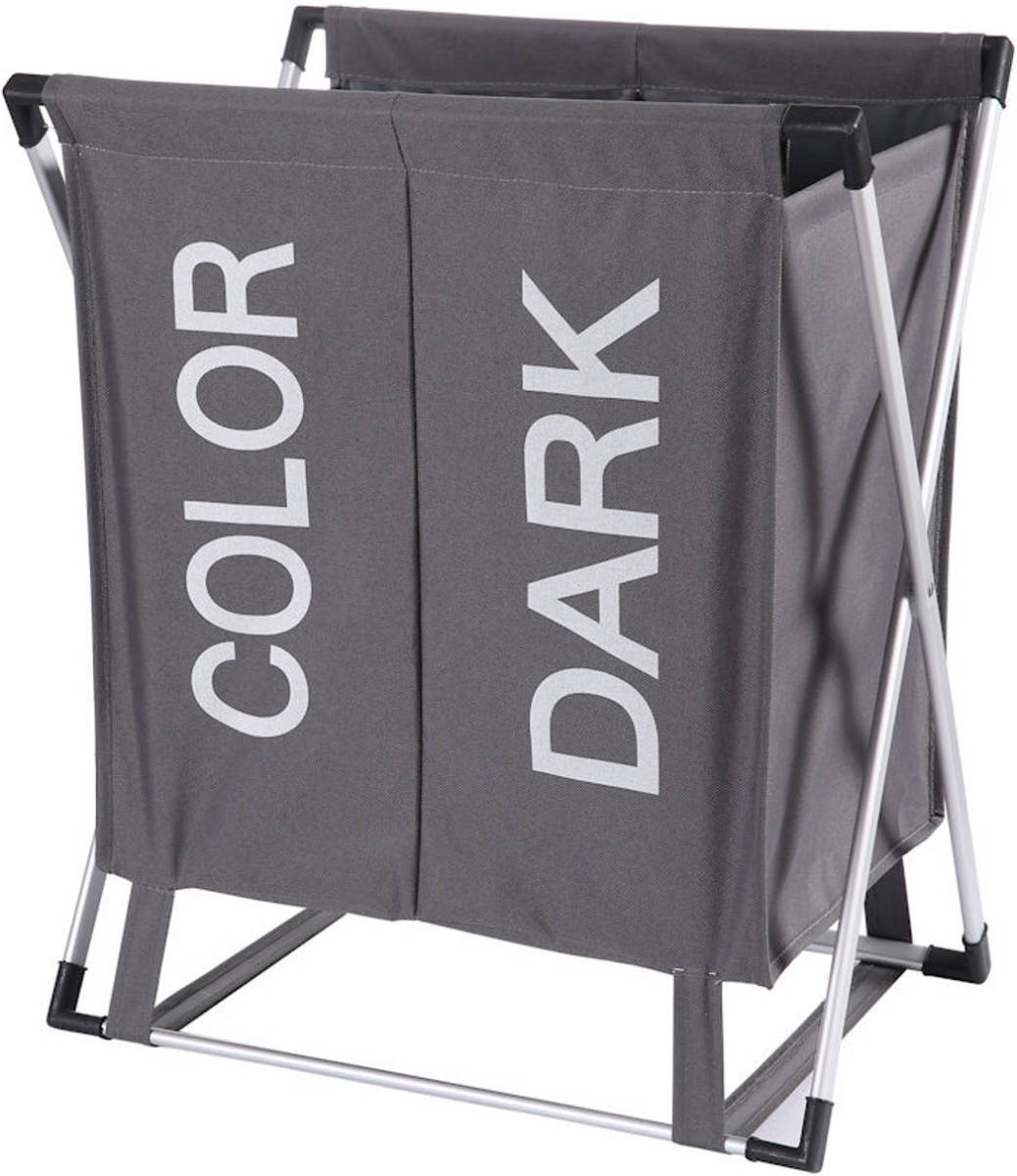 Decopatent Wassorteerder 2 Vakken Voor Donkere En Gekleurde Was - 60 Liter