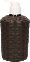 Forte Plastics Zeep Pompjes/dispensers Zwart Geweven 16 Cm - Zeeppompjes