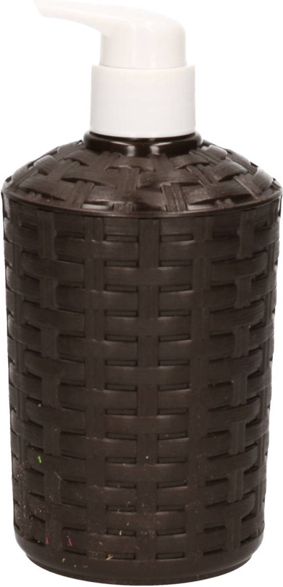 Forte Plastics Zeep Pompjes/dispensers Zwart Geweven 16 Cm - Zeeppompjes