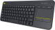 Logitech K400 Plus Wireless Touch Zwart QWERTY