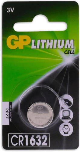 GP Batteries Lithium Cell CR1632 Lithium 3V