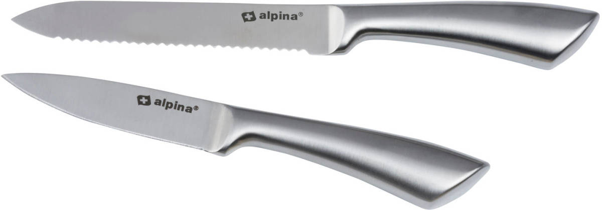 Alpina Messenset 2-delig - Rvs - Schilmes En Universeel Mes