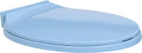 VidaXL Toiletbril Soft-close Ovaal Blauw