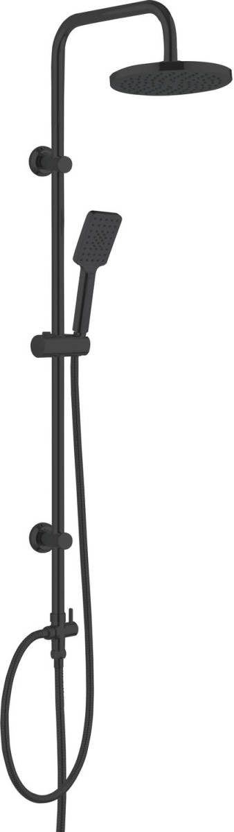 4bathroomz ® Luxe Douchekolom Regendouche 20 Cm - Zwart