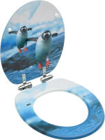 VidaXL Toiletbril Met Soft-close Deksel Pinguïn Mdf