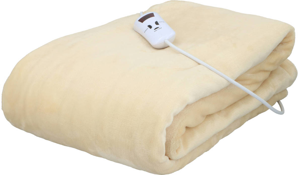 Alpina Elektrische Deken - 1 Persoons - Flanel - Met Timer - 10 Warmtestanden - 130x180 Cm