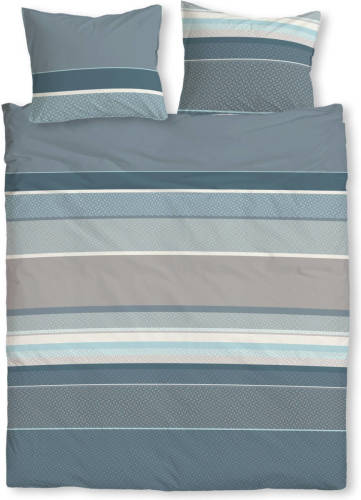 Ten Cate Katoenen Tweepersoons Dekbedovertrek - 200x200/220 - Lara Petrol