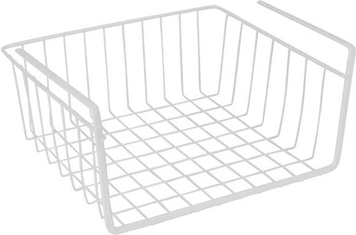 Metaltex Opbergmand Babatex Hangend 30 X 26 Cm Metaal Wit