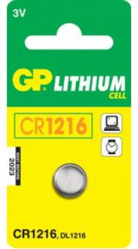 GP Batteries Lithium Cell CR1216