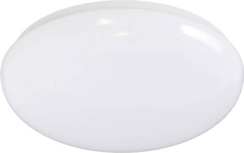 BES LED Led Plafondlamp - Aigi Dyno - Opbouw Rond 18w - Natuurlijk Wit 4000k - Dimbaar - Mat Wit - Aluminium