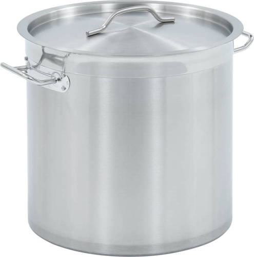 VidaXL Kookpan 25 L 32x32 Cm Roestvrij Staal