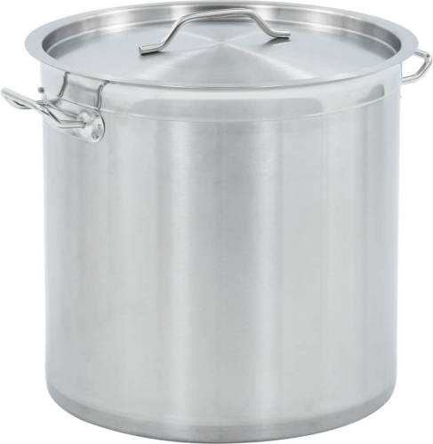 VidaXL Kookpan 33 L 35x35 Cm Roestvrij Staal
