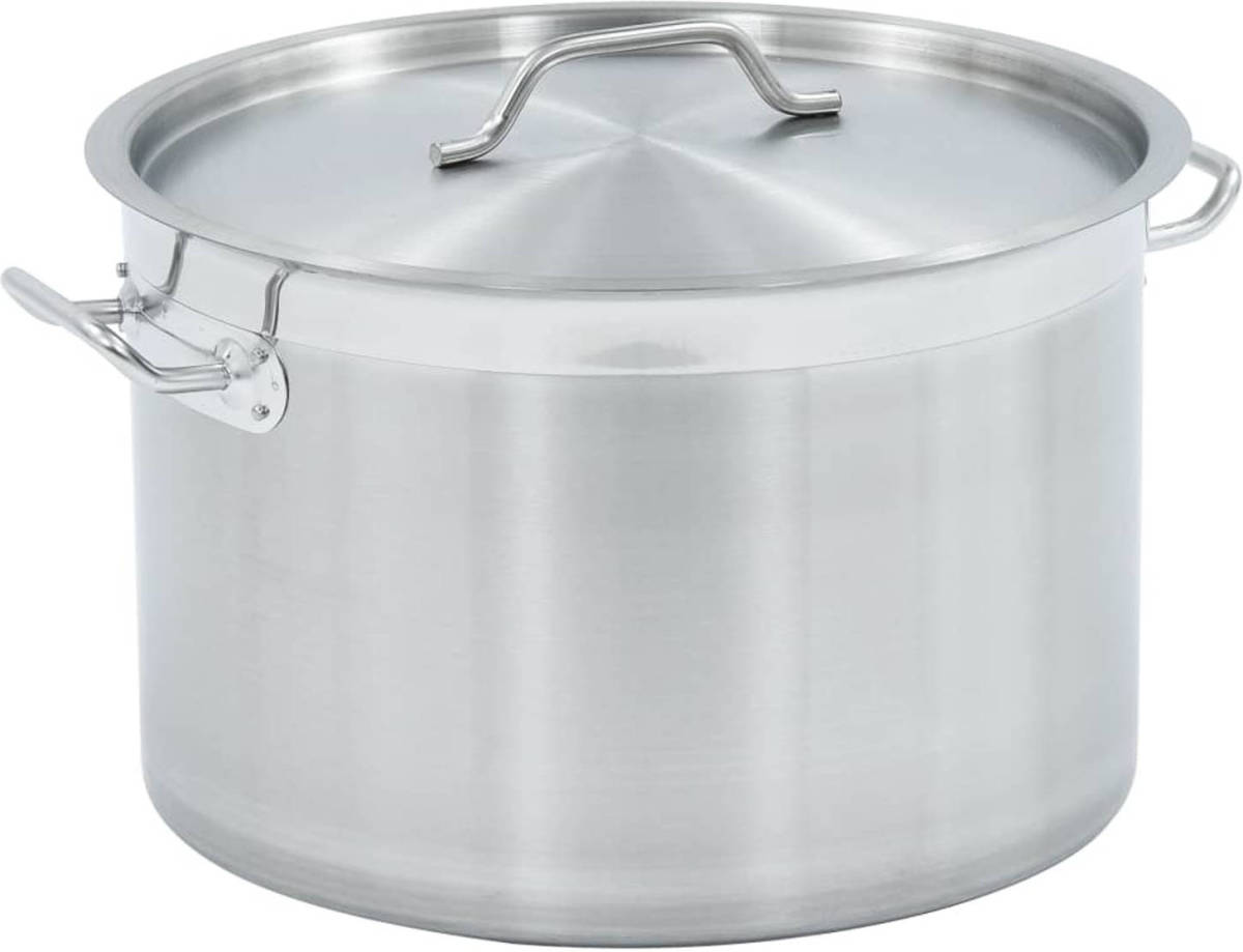 VidaXL Kookpan 32 L 40x26 Cm Roestvrij Staal