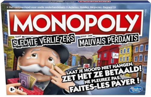 Hasbro Bordspel Monopoly Verliezerseditie (Be)