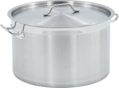 VidaXL Kookpan 44 L 45x28 Cm Roestvrij Staal