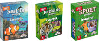 Identity Games Spellenbundel - Kwartet - 3 Stuks - Sealife Kwartet & Junglelife Kwartet & Sport Weetjes Kwartet