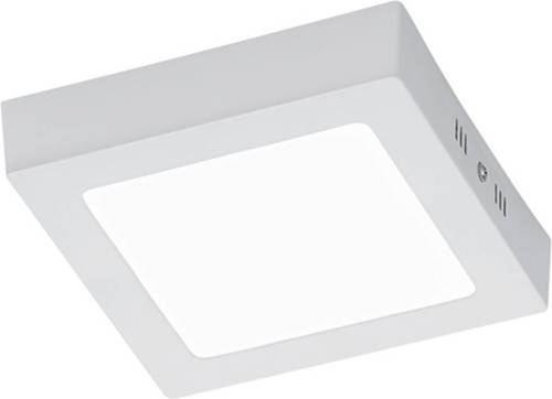 BES LED Led Plafondlamp - Plafondverlichting - Trion Zonin - 12w - Warm Wit 3000k - Vierkant - Mat Wit - Aluminium