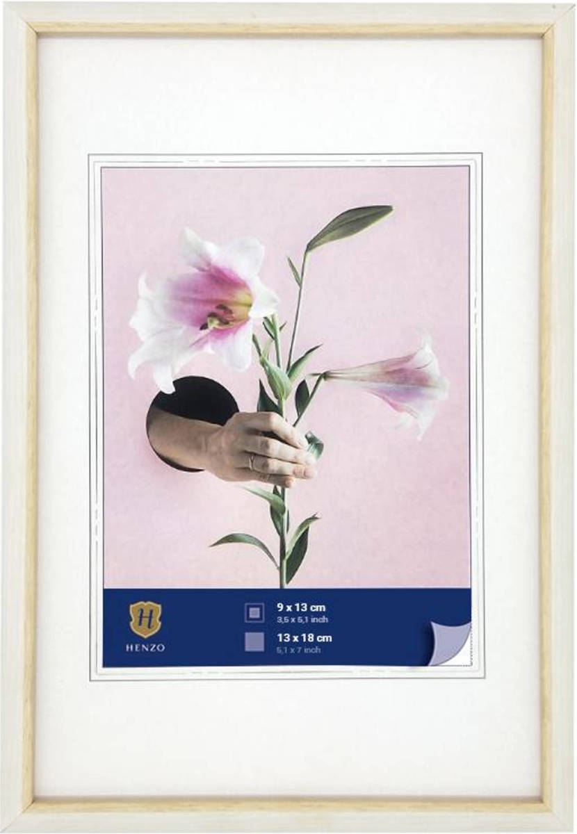 Henzo Fotolijst - Lily - Fotomaat 13x18 Cm - Wit
