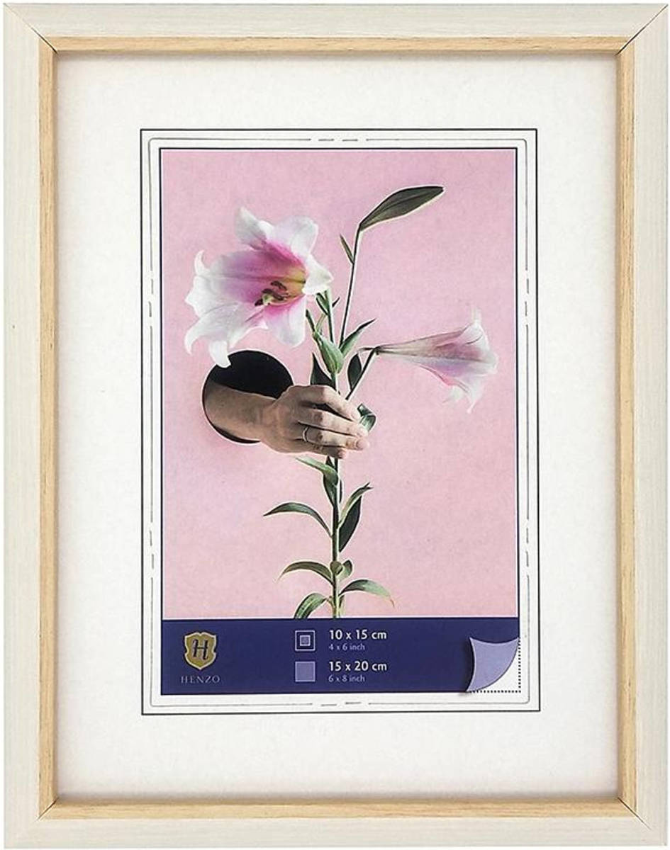 Henzo Fotolijst - Lily - Fotomaat 15x20 Cm - Wit