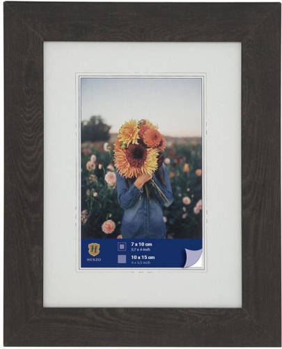 Henzo Fotolijst - Dahlia - Fotomaat 10x15 Cm - Donkerbruin