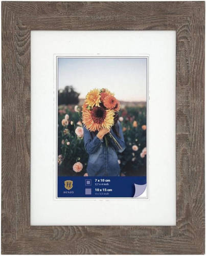 Henzo Fotolijst - Dahlia - Fotomaat 10x15 Cm - Bruin