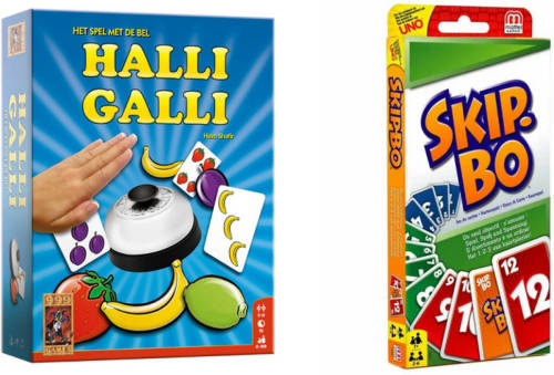 Hasbro Spellenbundel - Bordspellen - 2 Stuks - Halli Galli & Skip-bo