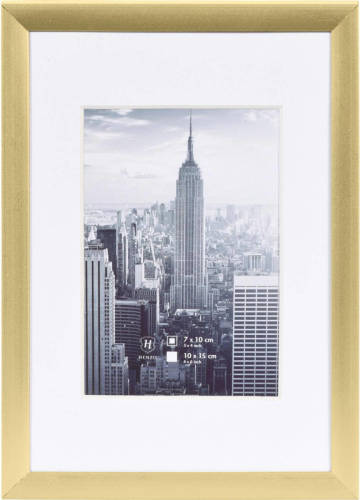 Henzo Fotolijst - Manhattan - Fotomaat 10x15 Cm - Goud