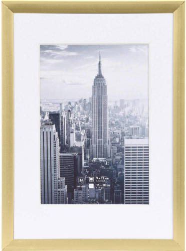 Henzo Fotolijst - Manhattan - Fotomaat 13x18 Cm - Goud