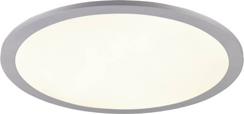 BES LED Led Plafondlamp - Plafondverlichting - Trion Tiberon - 20w - Natuurlijk Wit 4000k - Rond - Mat Titaan - Kunststof