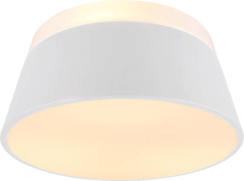 BES LED Led Plafondlamp - Trion Barnaness - E27 Fitting - 3-lichts - Rond - Mat Wit - Aluminium