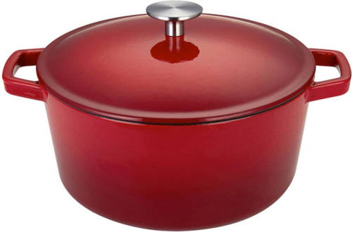 Buccan - Hamersley - Gietijzeren Braadpan 24cm - Rood